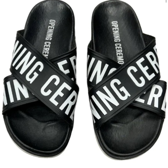 Opening ceremony criss cross sandals slides spring designer 5 fall casual boho - Picture 1 of 4